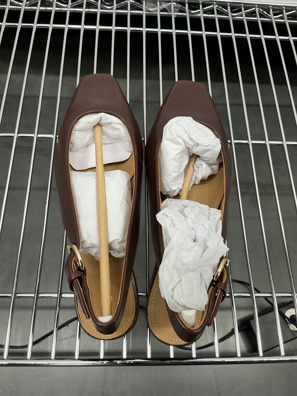 Italian Leather Slingback Flat